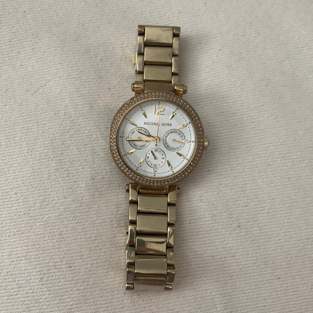 Michael Kors Parker Gold Watch